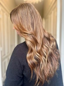 Nafoto haarstuk dame los haar